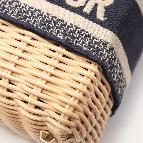 Dior Lady Dior Canvas Leather Handbag - Picture 4 of 7